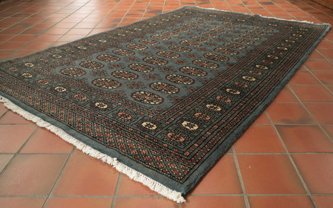 Handmade Pakistan Bokhara rug - 309375