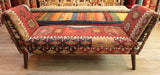 Handmade Turkish kilim Windsor Bench seat - 309470