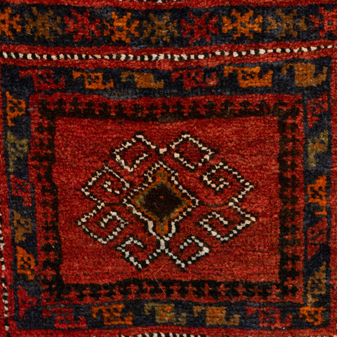 Handmade Oriental nomadic pile cushion - 309487