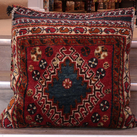 Fine old Oriental Qashqai cushion - 309492