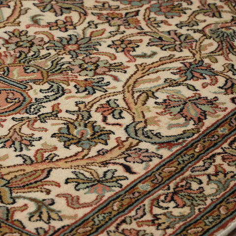 Handmade fine Kashmir silk rug - 30925516