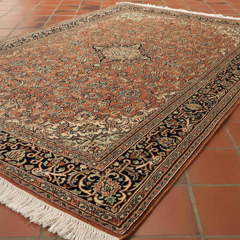 Handmade fine Kashmir silk rug - 30925520