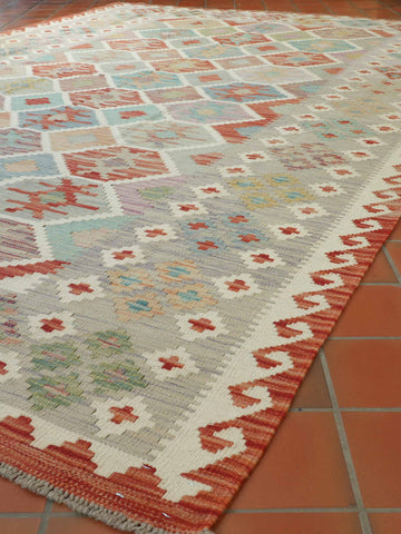 Handmade Afghan Kilim - 309539