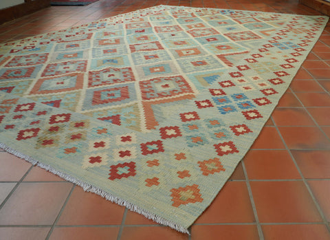 Handmade Afghan Kilim - 309540