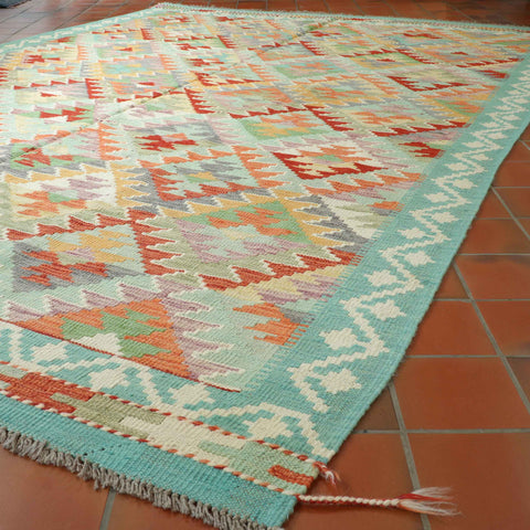 Handmade Afghan Kilim - 309541