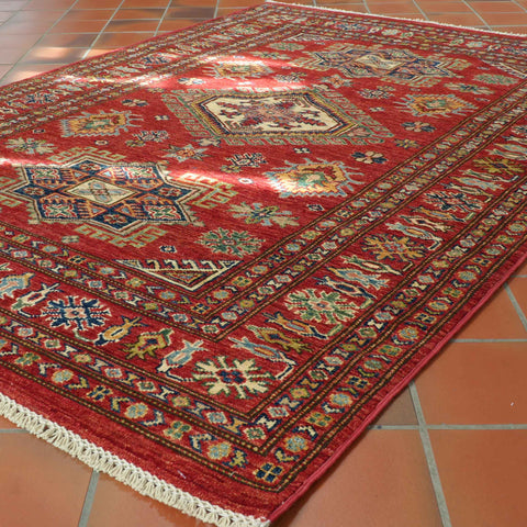 Handmade fine Afghan Kazak rug - 309579