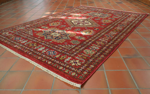 Handmade fine Afghan Kazak rug - 309579