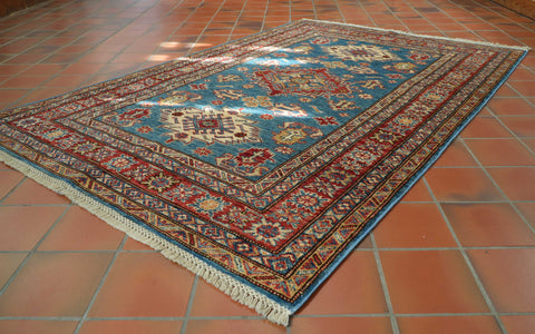 Handmade Fine Afghan Kazak rug - 309580