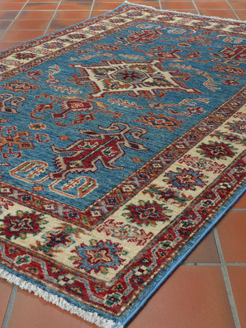 Handmade fine Afghan Kazak rug - 309582