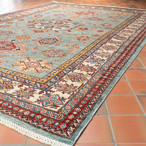 Handmade fine Afghan Kazak carpet - 309585