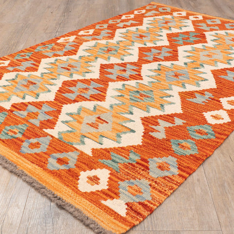 Handmade Afghan Kilim - 309596