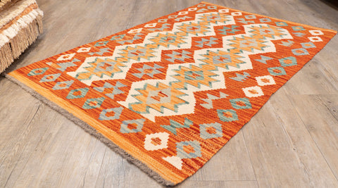 Handmade Afghan Kilim - 309596