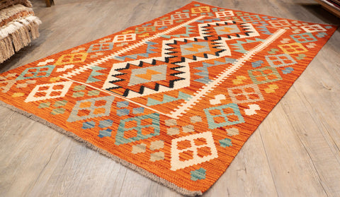 Handmade Afghan Kilim - 309608