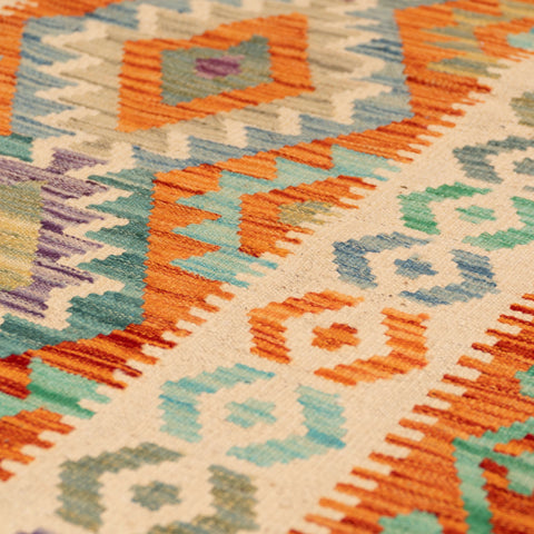 Handmade Afghan Kilim - 309609