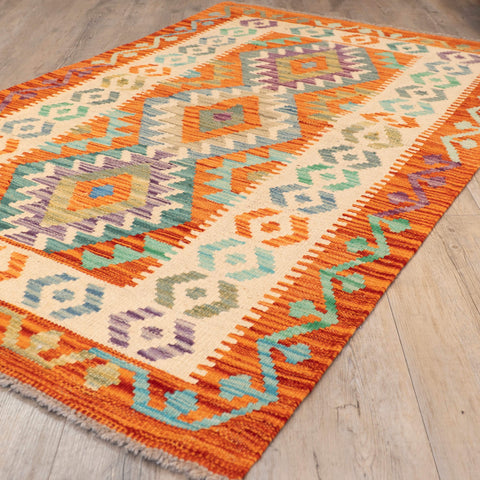 Handmade Afghan Kilim - 309609