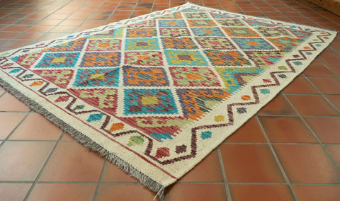 Handmade Afghan Kilim - 309615