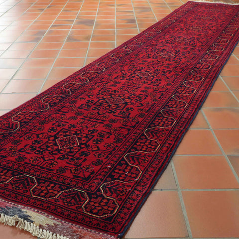 Handmade Afghan Khal Mohammadi narrow runner - 309626