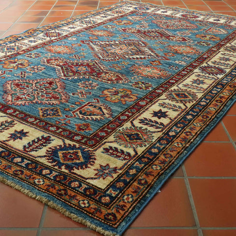 Handmade fine Afghan Kazak rug - 30925656