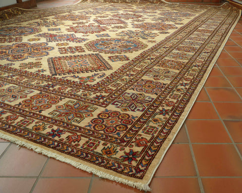 Handmade Afghan Kazak carpet - 30925658