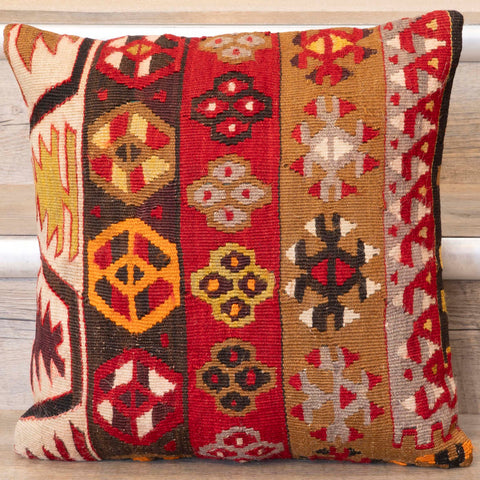 Small Handmade Turkish kilim cushion -309674-BY