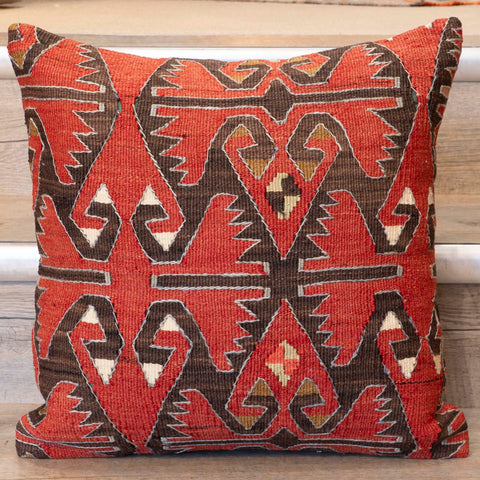 Small Handmade Turkish kilim cushion -309674-CC