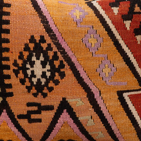 Small Handmade Turkish kilim cushion - 309674-AE