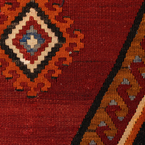 Small Handmade Turkish kilim cushion - 309674-E