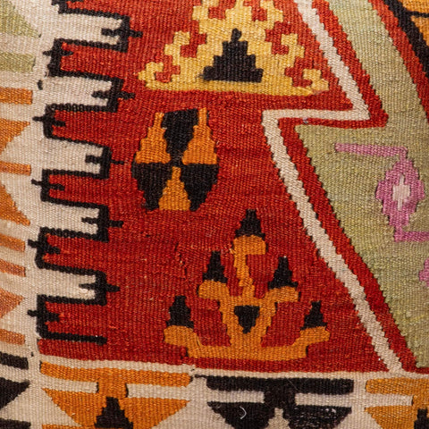 Small Handmade Turkish kilim cushion - 309674-T