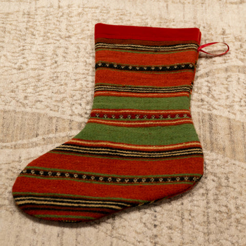 Turkish Kilim Christmas Stocking - 309689d