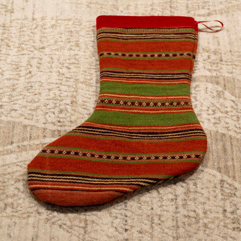 Turkish Kilim Christmas Stocking - 309689i