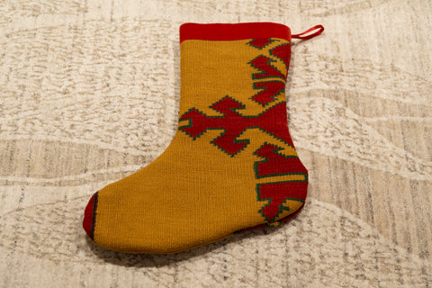 Turkish Kilim Christmas Stocking - 309689k