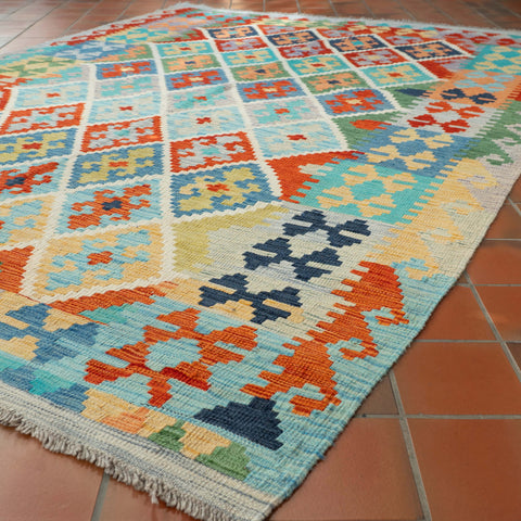 Handmade Afghan Kilim - 309715