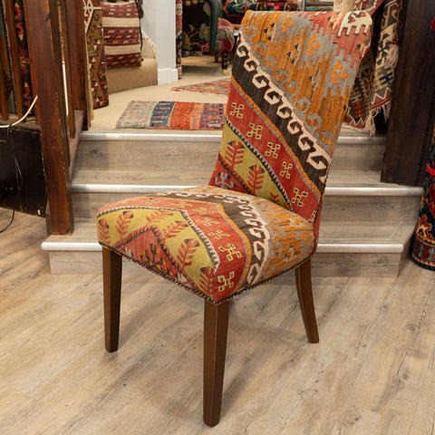 Handmade Turkish kilim Dining Chair - 309764b