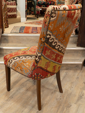 Handmade Turkish kilim Dining Chair - 309764b