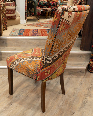 Handmade Turkish kilim Dining Chair - 309764d