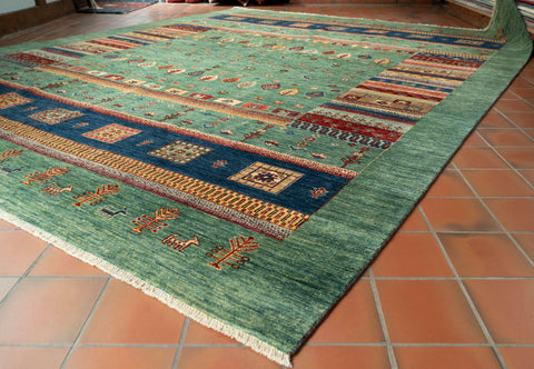 Handmade Afghan Loribaft carpet - 309769