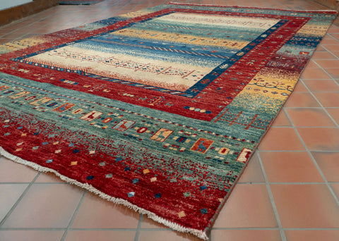 Handmade Afghan Loribaft carpet - 309775