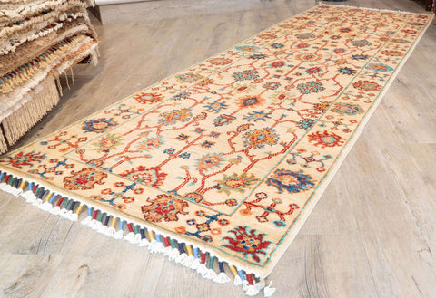 Handmade Afghan Sultani short runner - 309863
