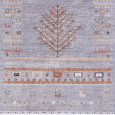 Handmade fine Afghan Loribaft rug - ENR309874