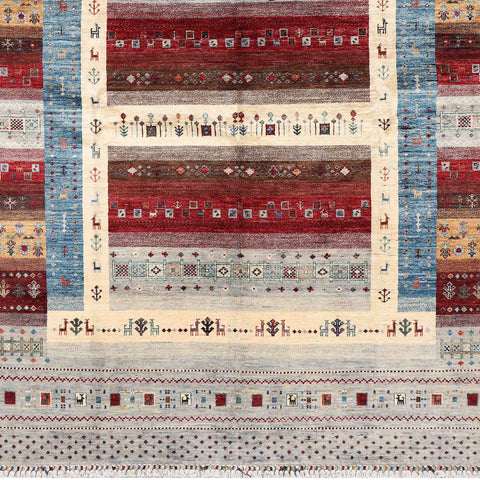Handmade Afghan Loribaft rug - ENR309897
