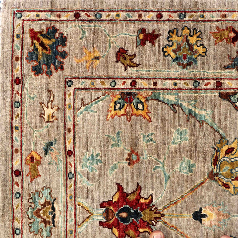Handmade Afghan Sultani rug - ENR309910
