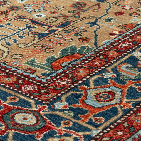 Handmade Afghan Choeb Rang square rug - 309931