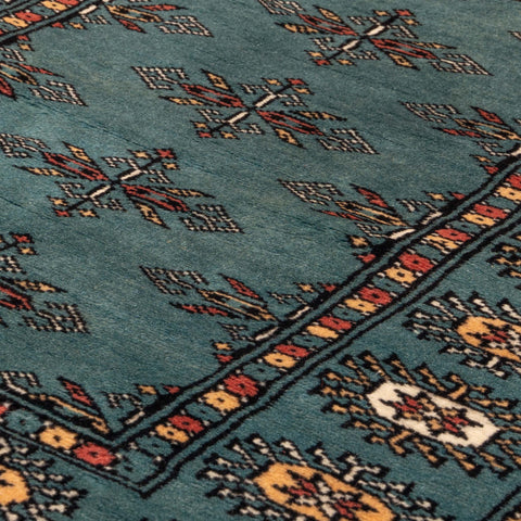 Handmade Butterfly design Pakistan Bokhara rug - 309960