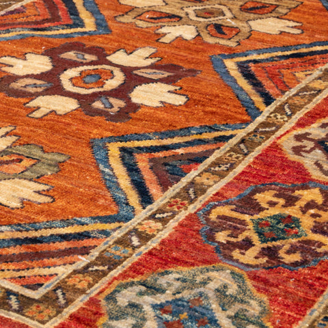 Handmade Afghan Choeb Rang wide runner - 310001