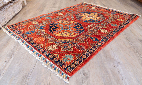 Handmade Afghan Ersari rug - 310038