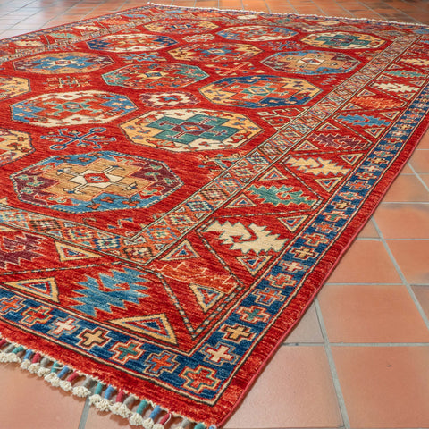 Handmade Afghan Ersari carpet - 310083
