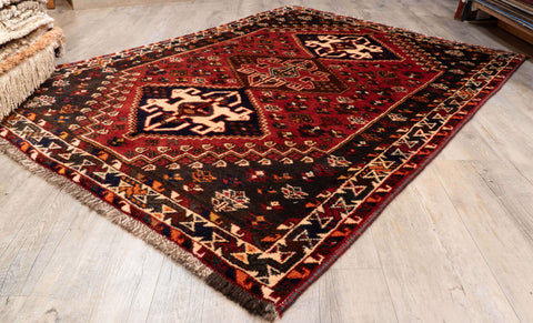 Handmade nomadic Qashqai rug - 310338