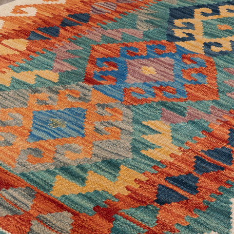 Handmade Afghan Kilim - 310358