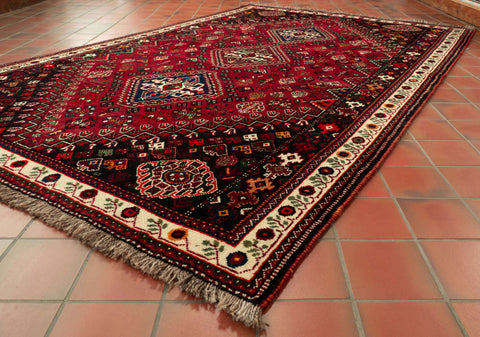 Handmade tribal Qashqai rug - 310398