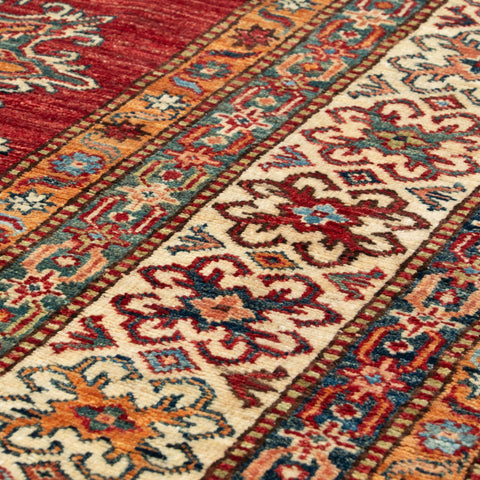 Handmade fine Afghan Kazak carpet - 310464